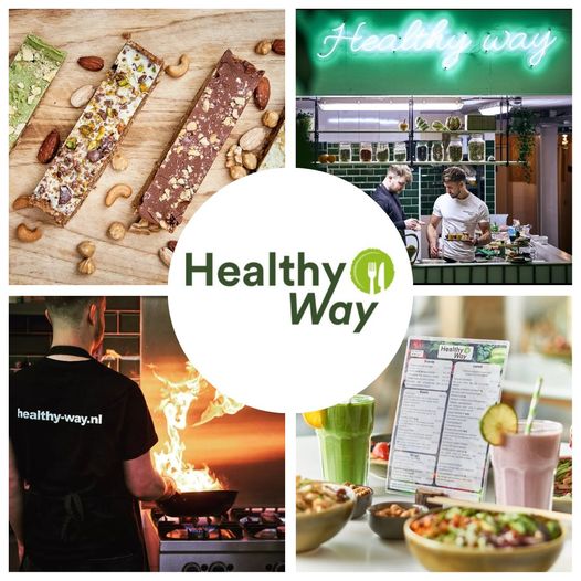 May be an image of 3 people, tofu and text that says "Healthy way Healthy Way Healthy© healthy-way.nl"